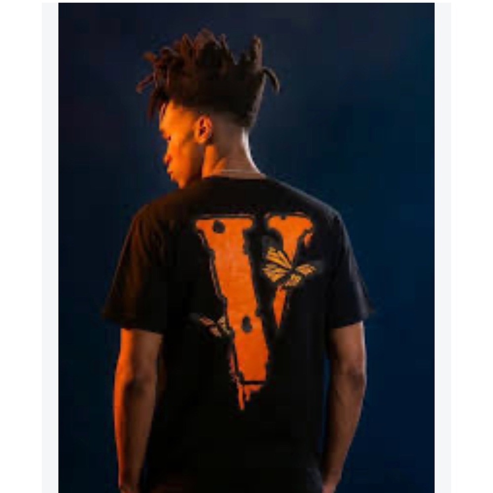 VLONE Juice WRLD Legends Never Die Butterfly Tee Black M Streetwear